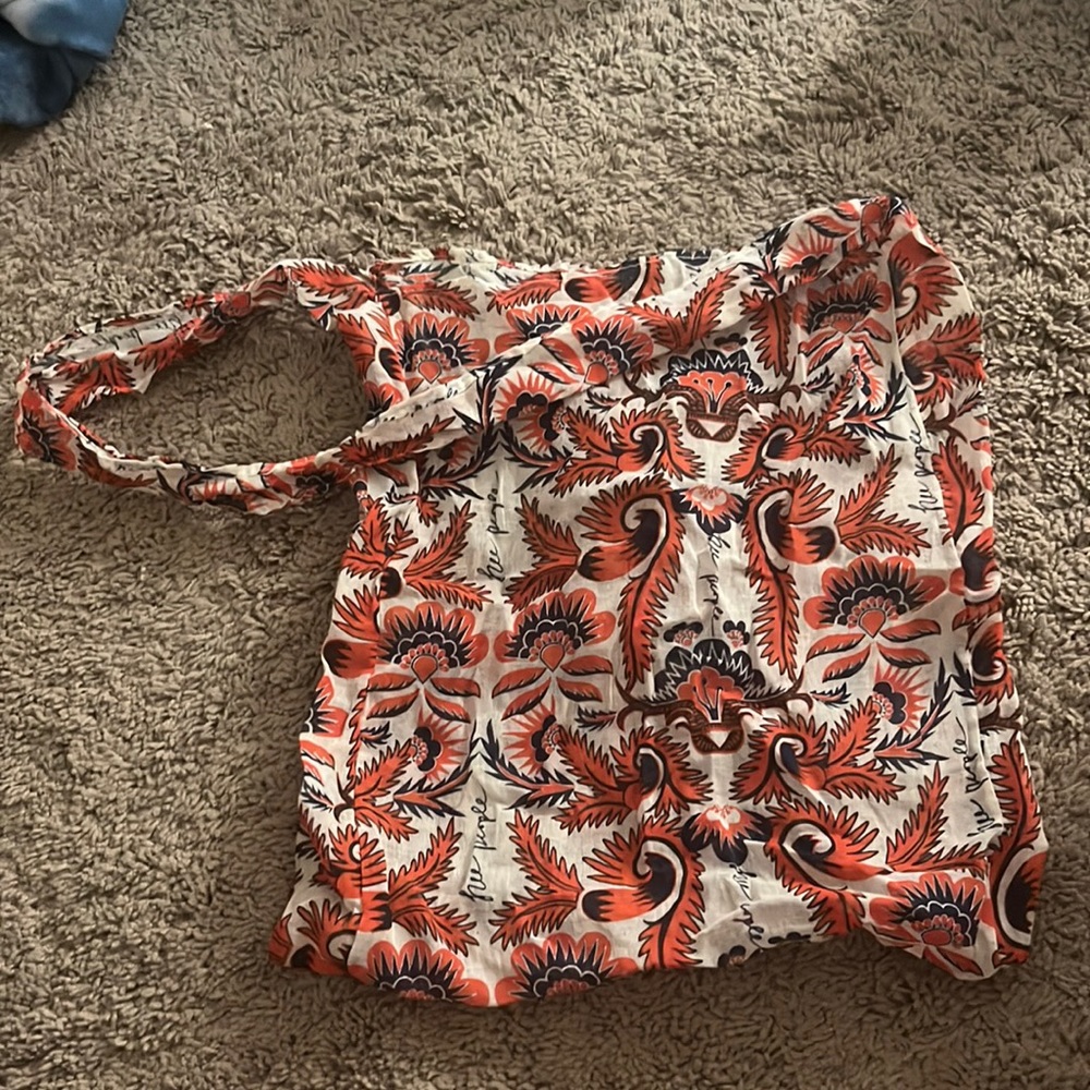 FREE PEOPLE linen bag